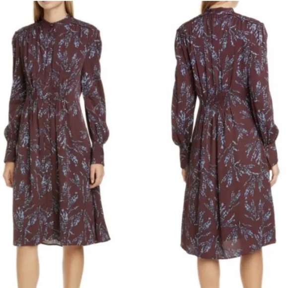Equipment Ouesse Long Sleeve Dress, Size 4
